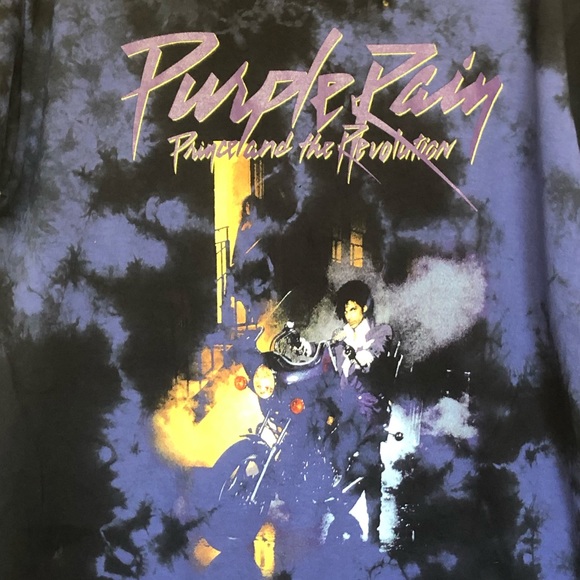 Prince Purple Rain Tie Dye T Shirt - Picture 4 of 6